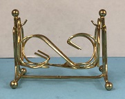 (image for) brass baby cradle